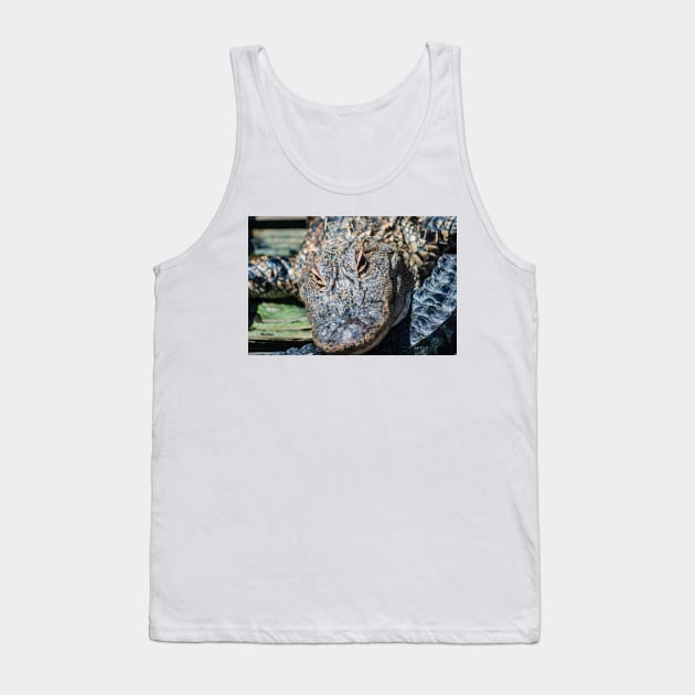 FaceTime with the Alligator Tank Top by KensLensDesigns